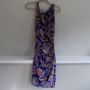 Ralph Lauren EUC knit dress size 8 paisley print